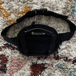 Outdoor Products Black Waist Bag